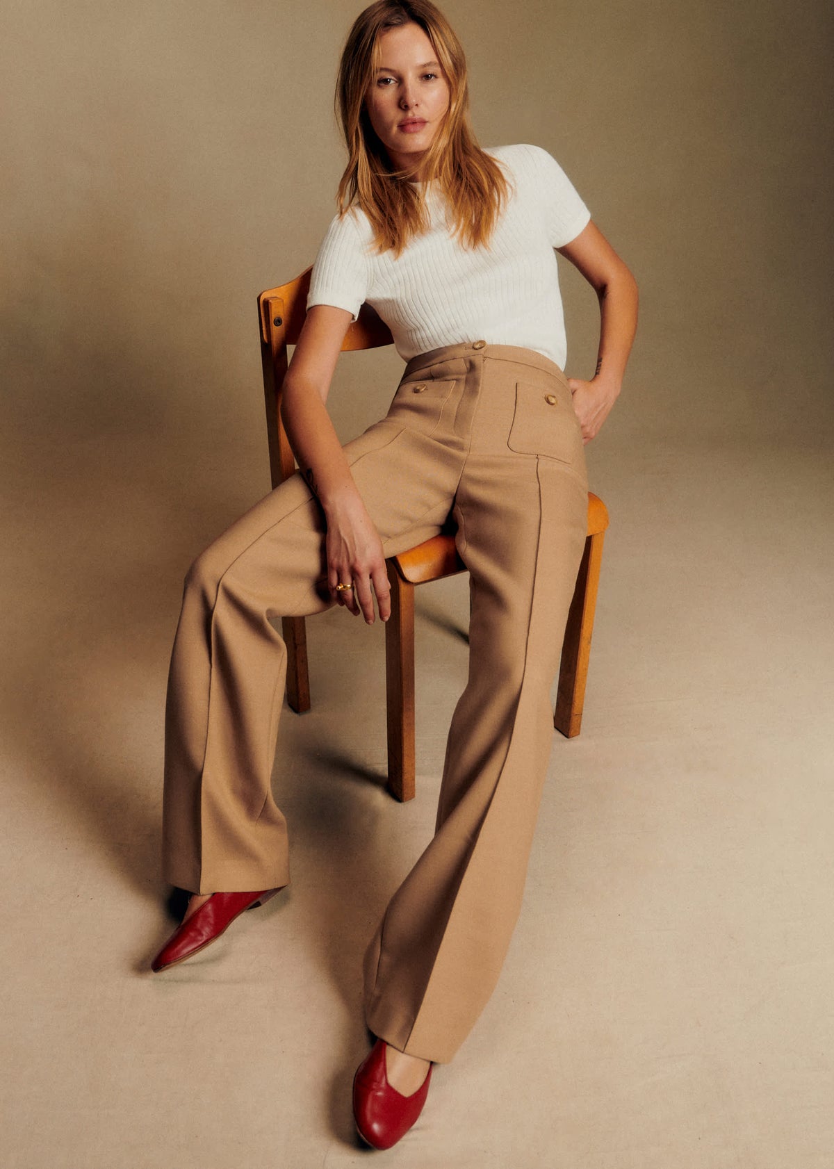 Pantalon Dan - Camel