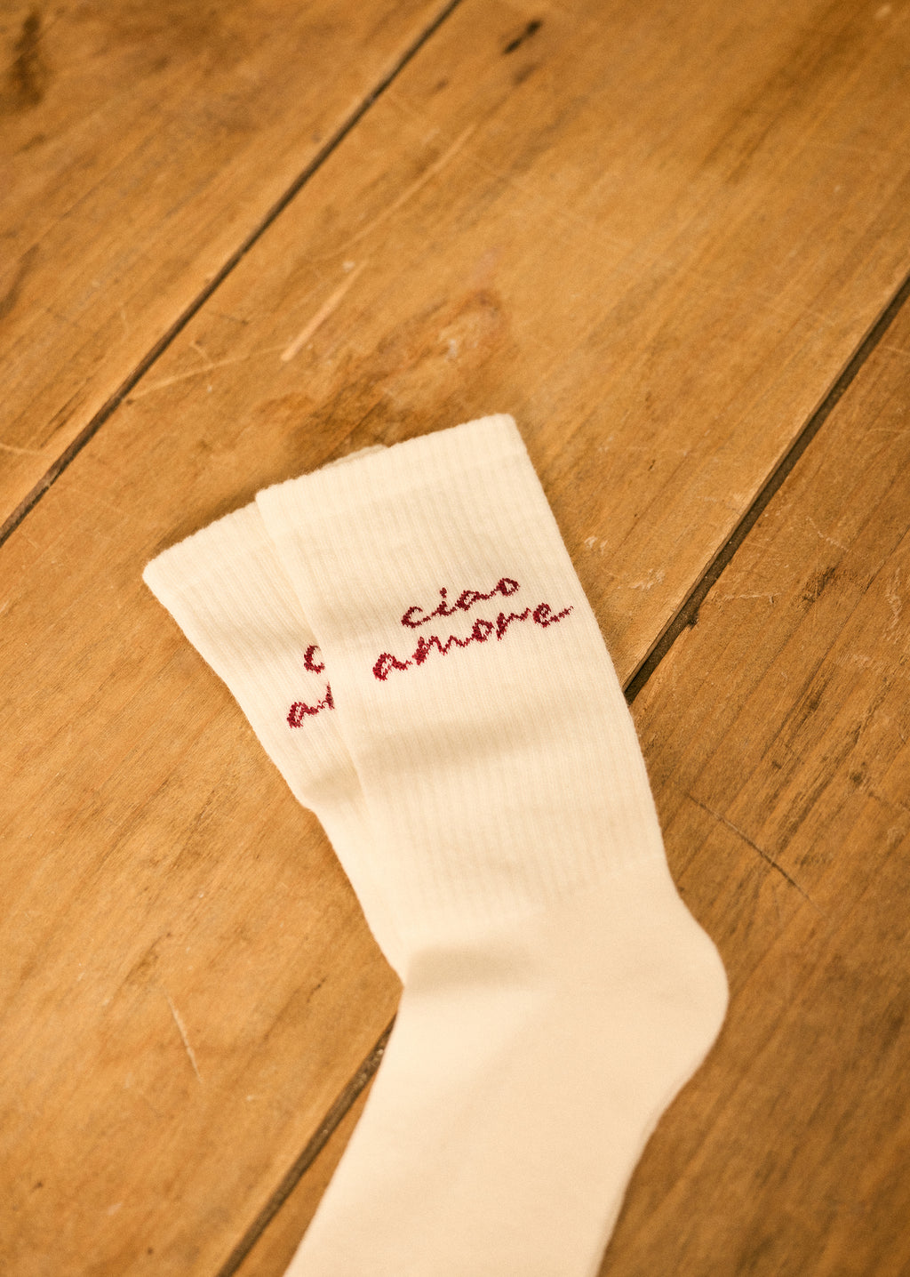 Chaussettes Ciao Amore - Écru