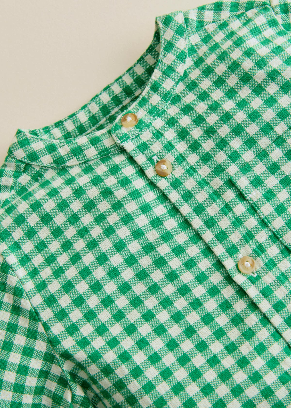 Chemise Benicio - Vichy Vert