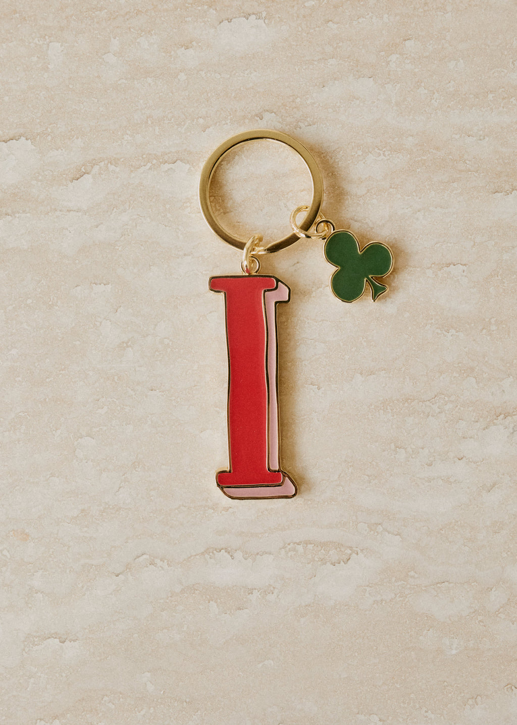 Porte-Clé Abécédaire - Lettre I - Rouge