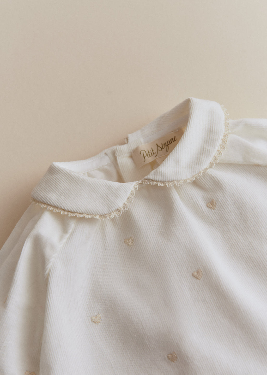 Blouse Lilou - Crème / Coeur doux