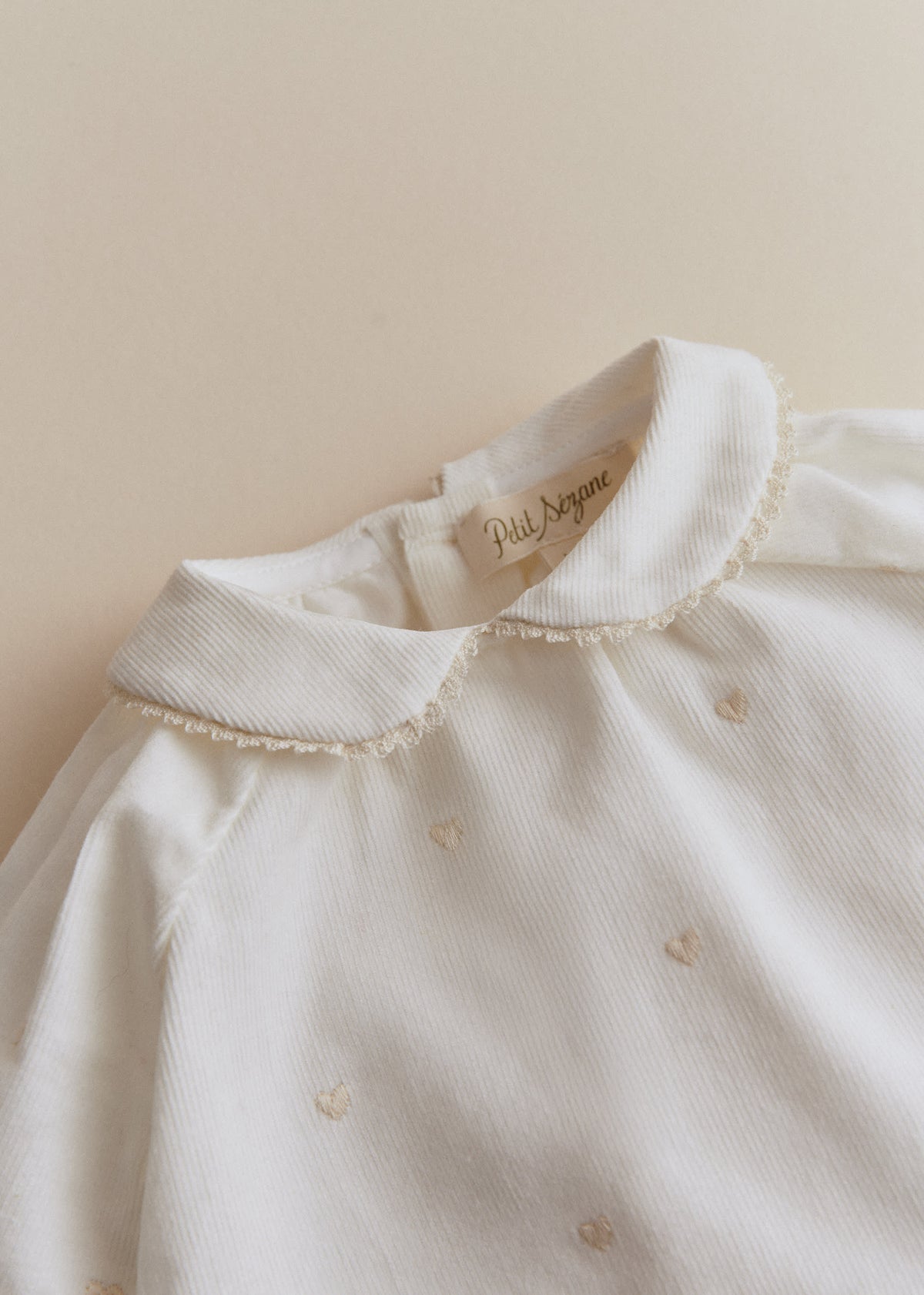 Blouse Lilou - Crème / Coeur doux