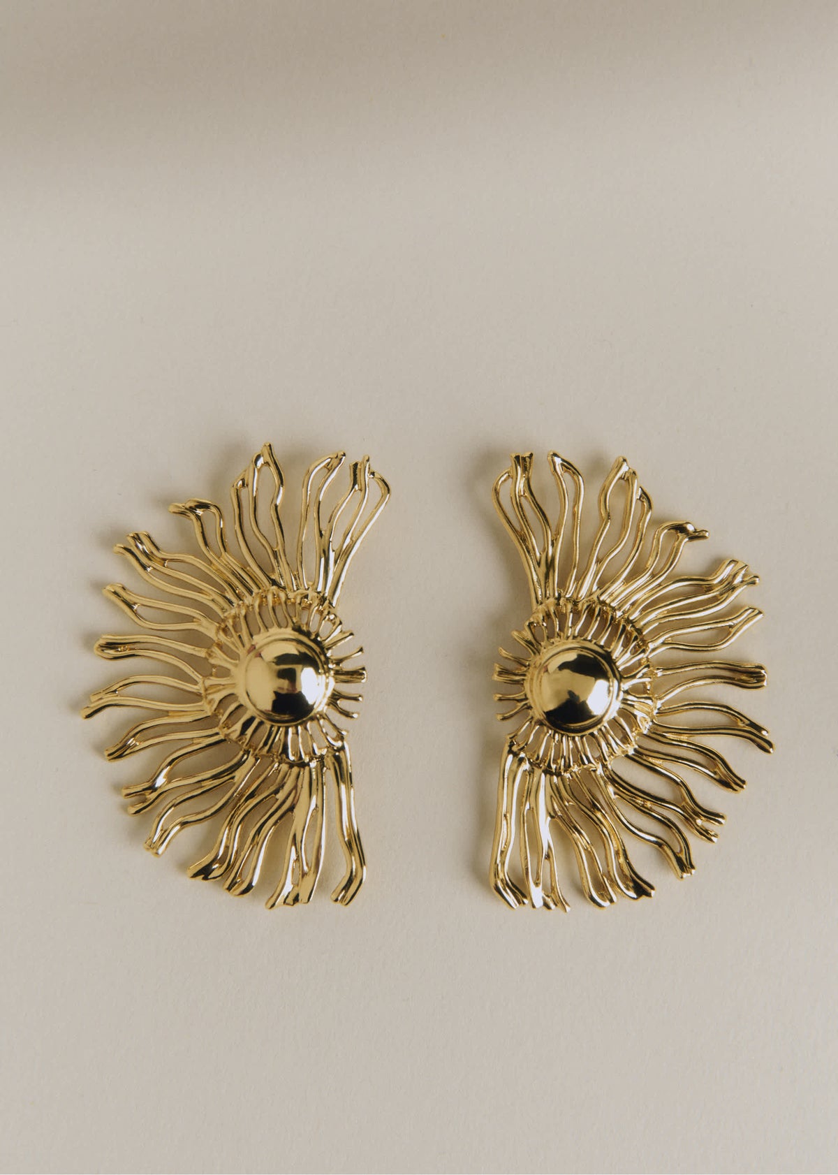 Boucles d'oreilles Célestine - Doré