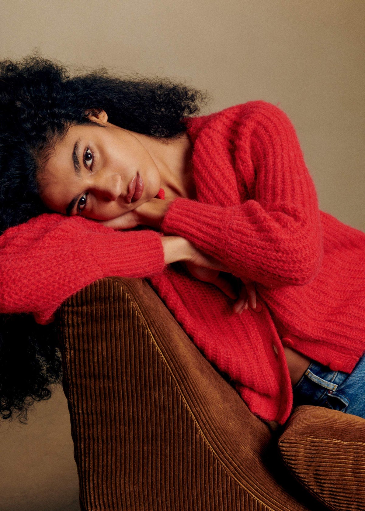 Gilet Emile - Rouge