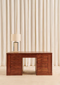 Bureau demi cercle vintage - Bois