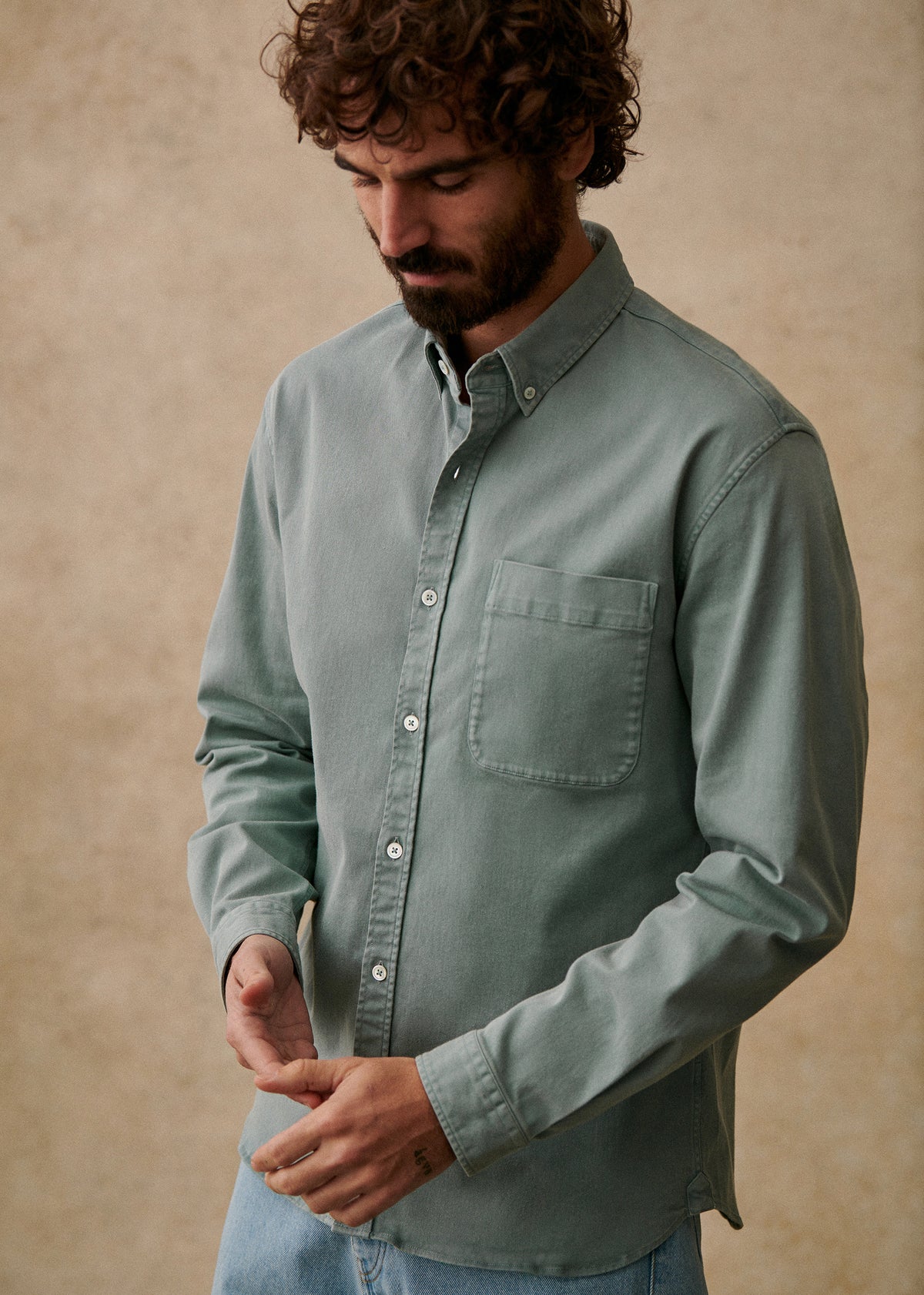 Chemise Miles - Vert Délavé
