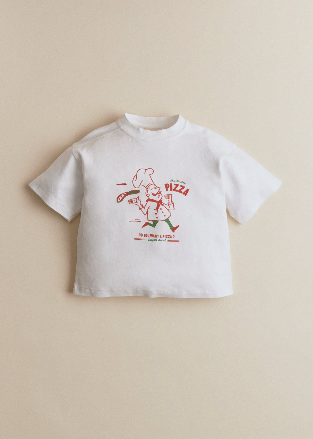 T-Shirt Pizzaiolo - Ecru