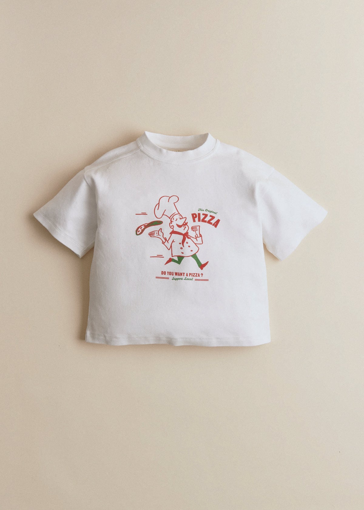 T-Shirt Pizzaiolo - Ecru