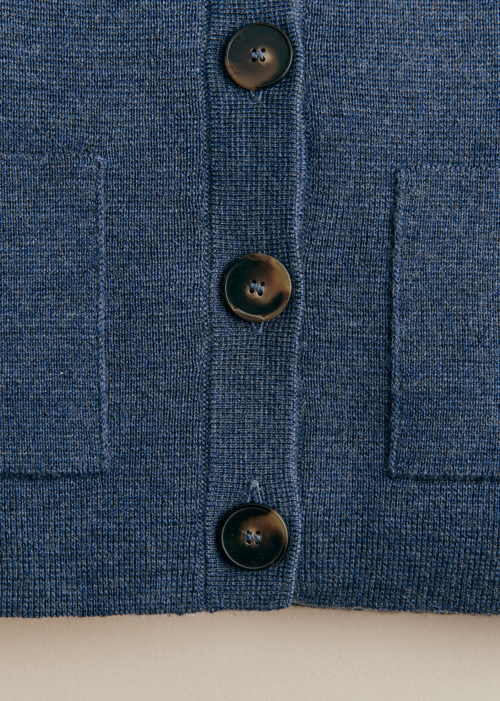 Gilet Betty - Bleu Chiné