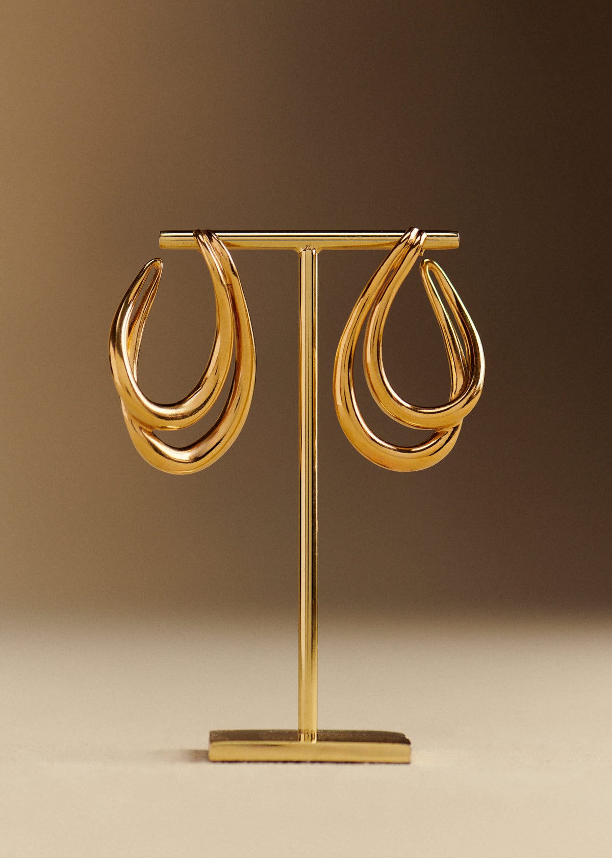 Boucles d'oreilles Gina - Doré