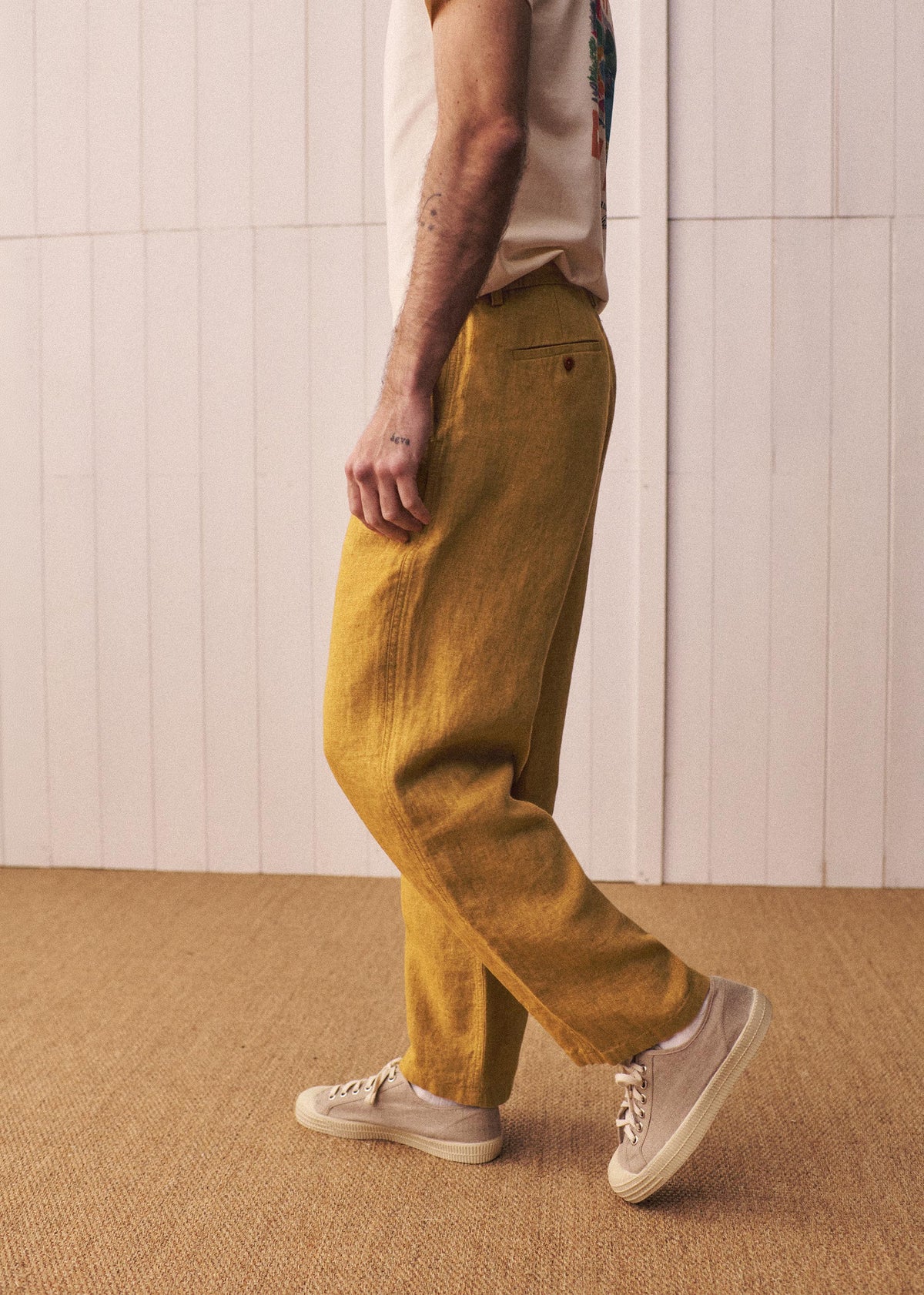 Pantalon Floris - Moutarde