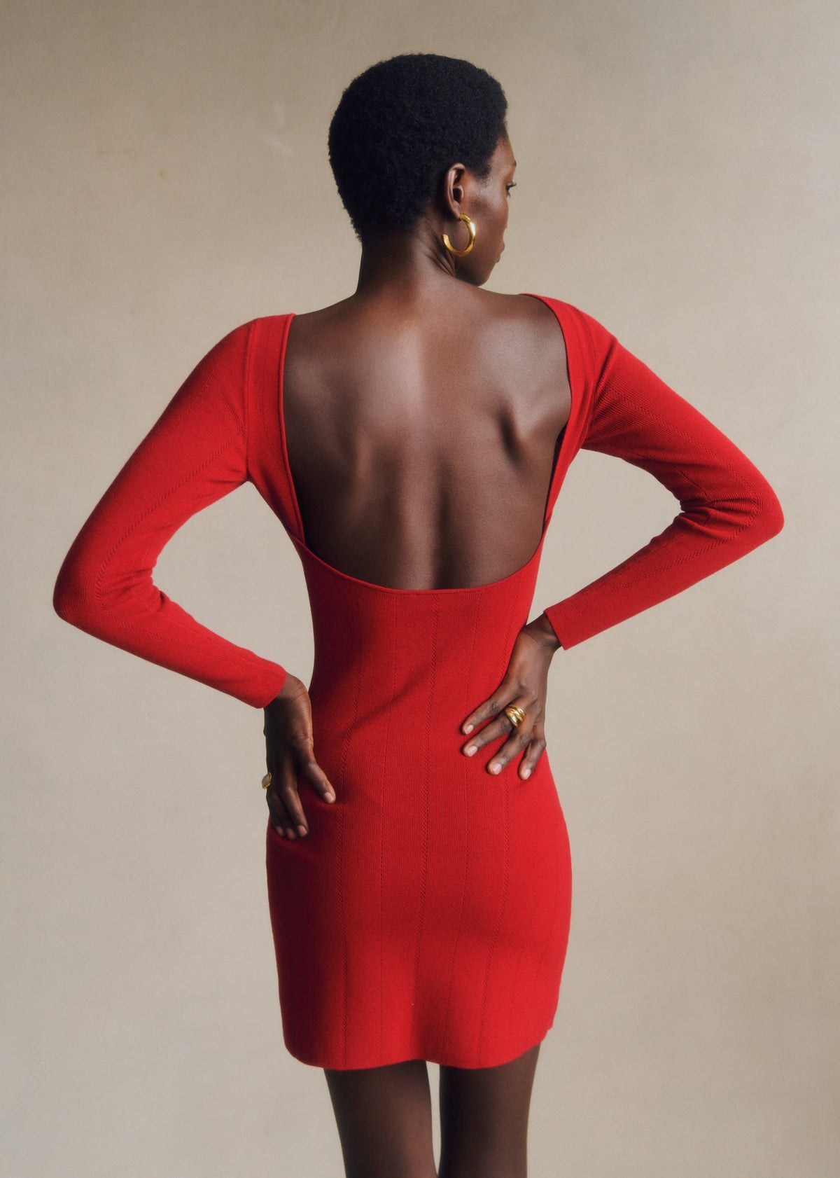 Robe Livie - Rouge Foncé