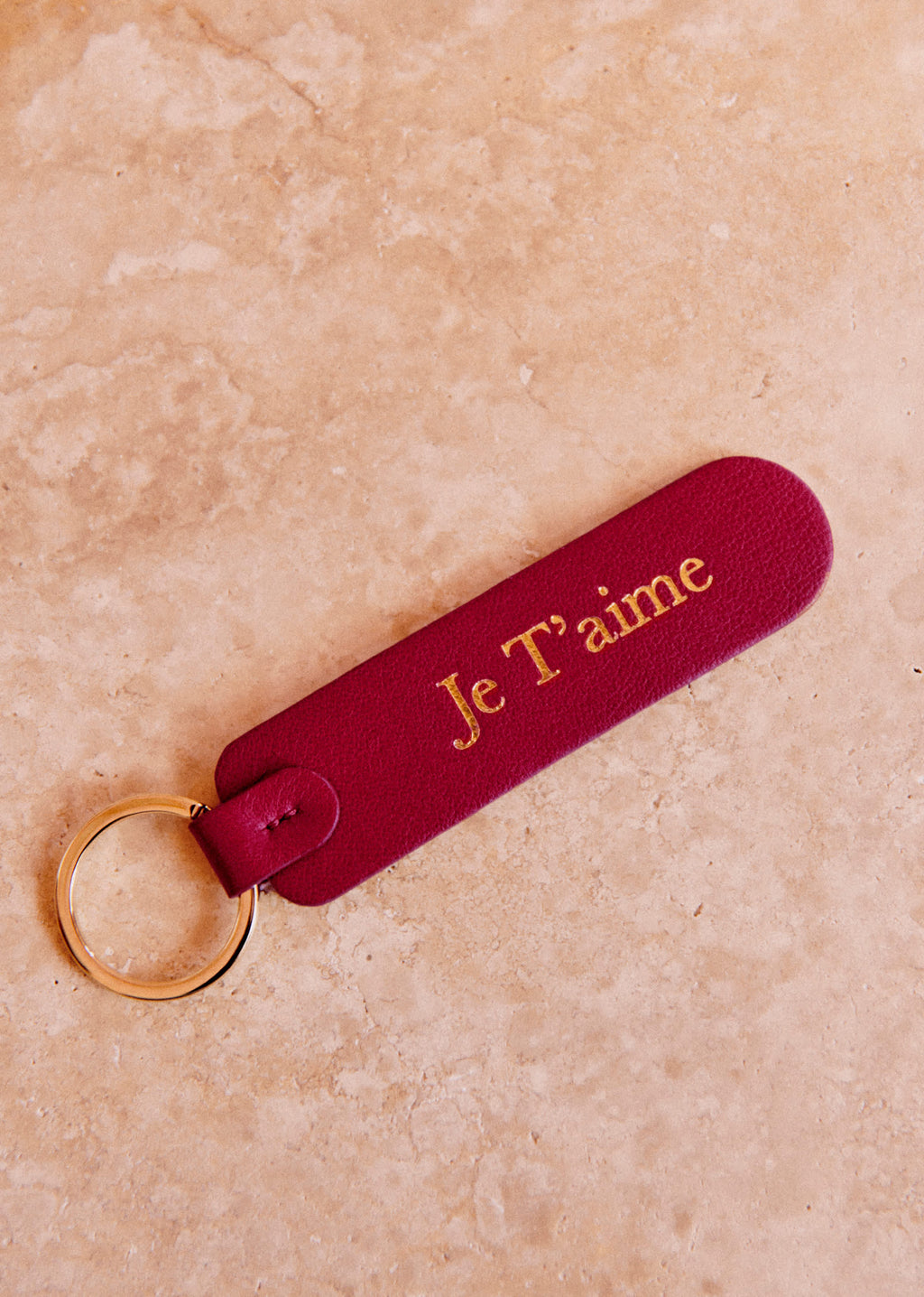 Porte-clés - Rouge " Je t'aime "