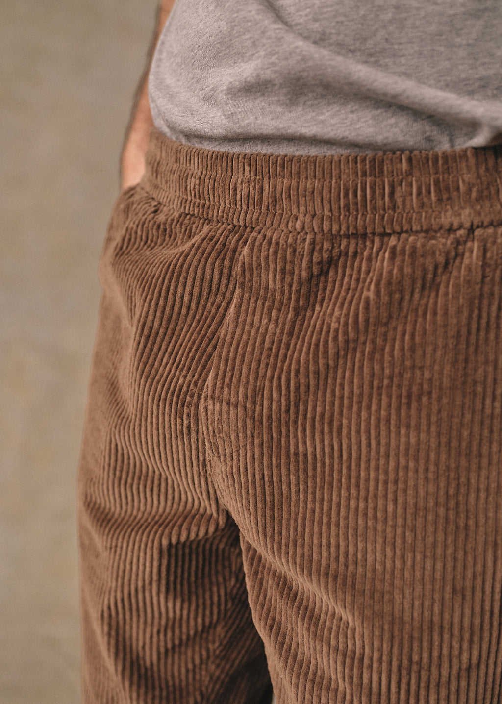 Pantalon Danny Velours - Tabac