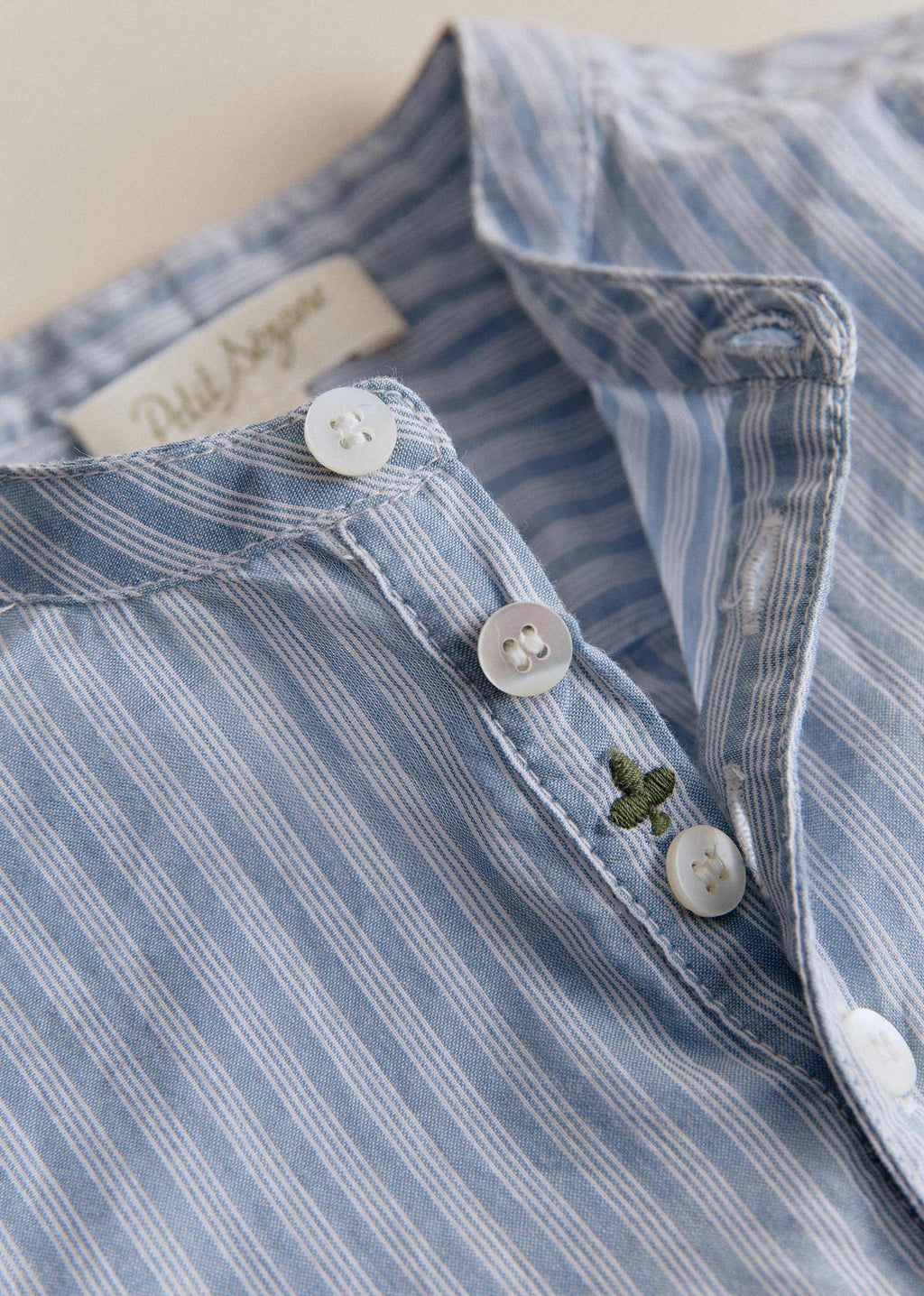 Chemise Marc - Rayures Bleu Ecru