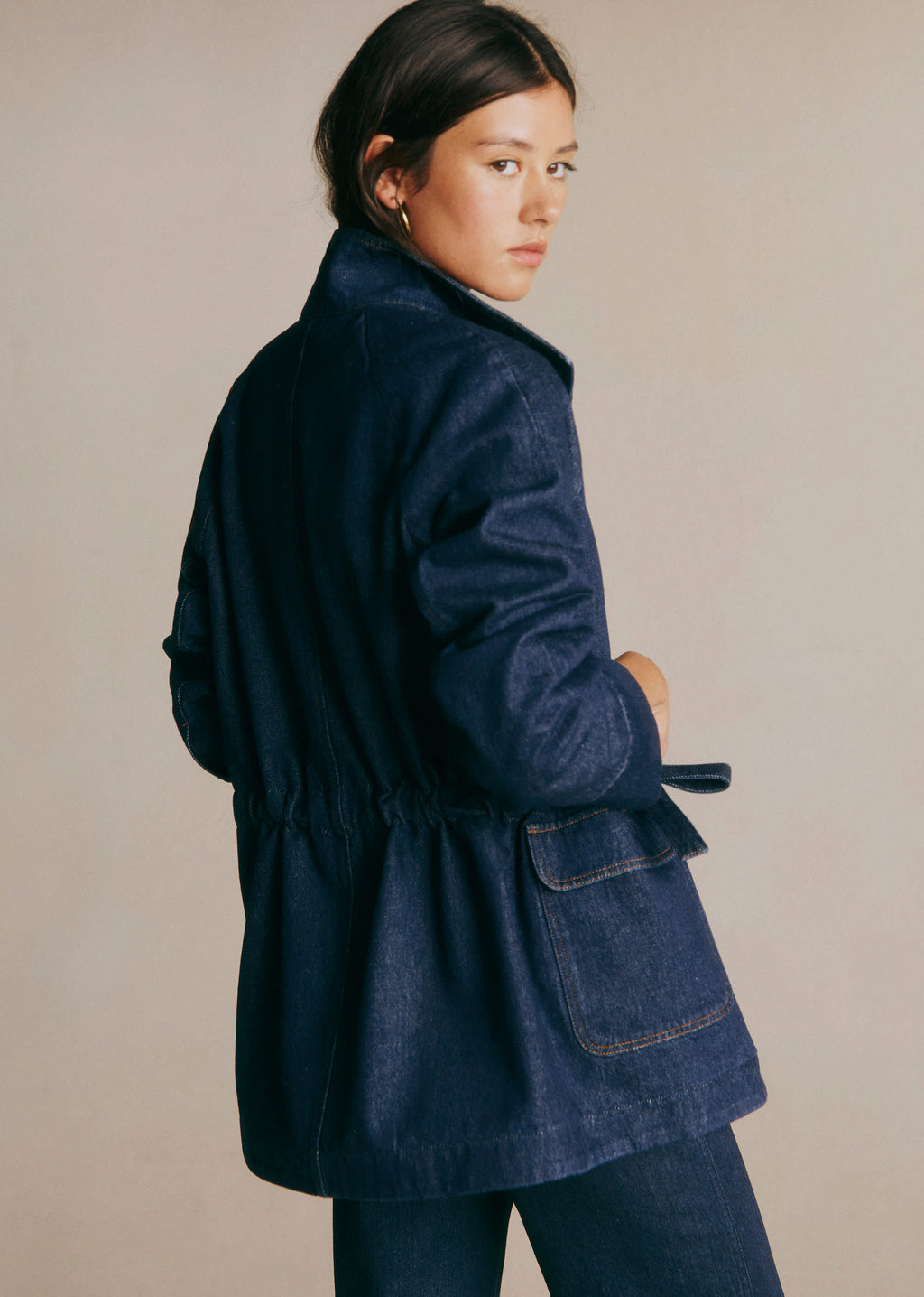 Veste Manolia - Bleu Denim Foncé