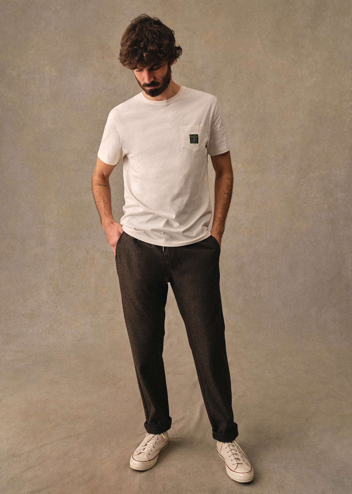 T-Shirt Blue Tide - Écru
