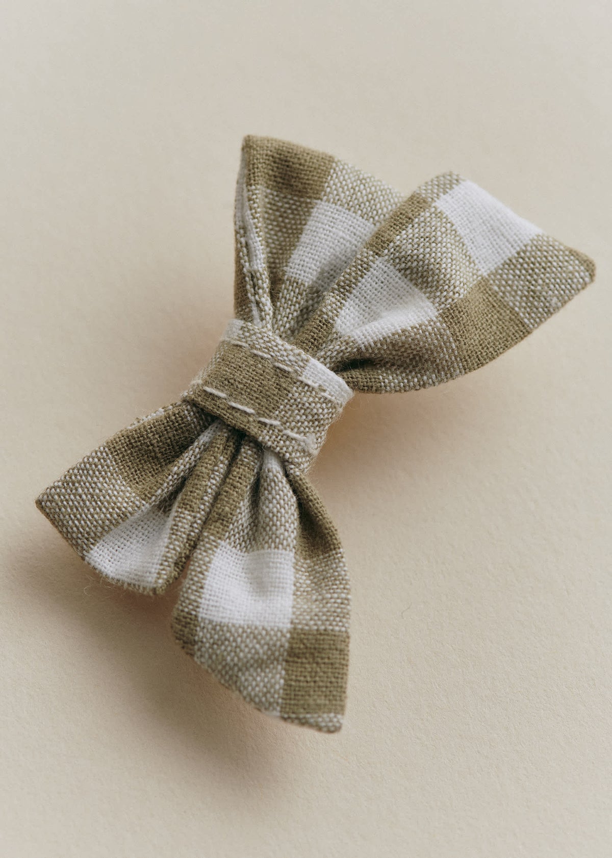 Petite Pince Noeud - Vichy Vert