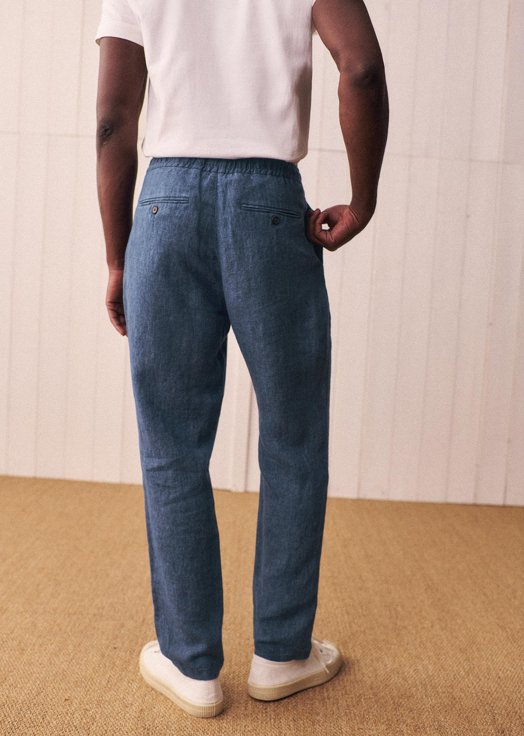 Pantalon Agnel - Bleu Chiné