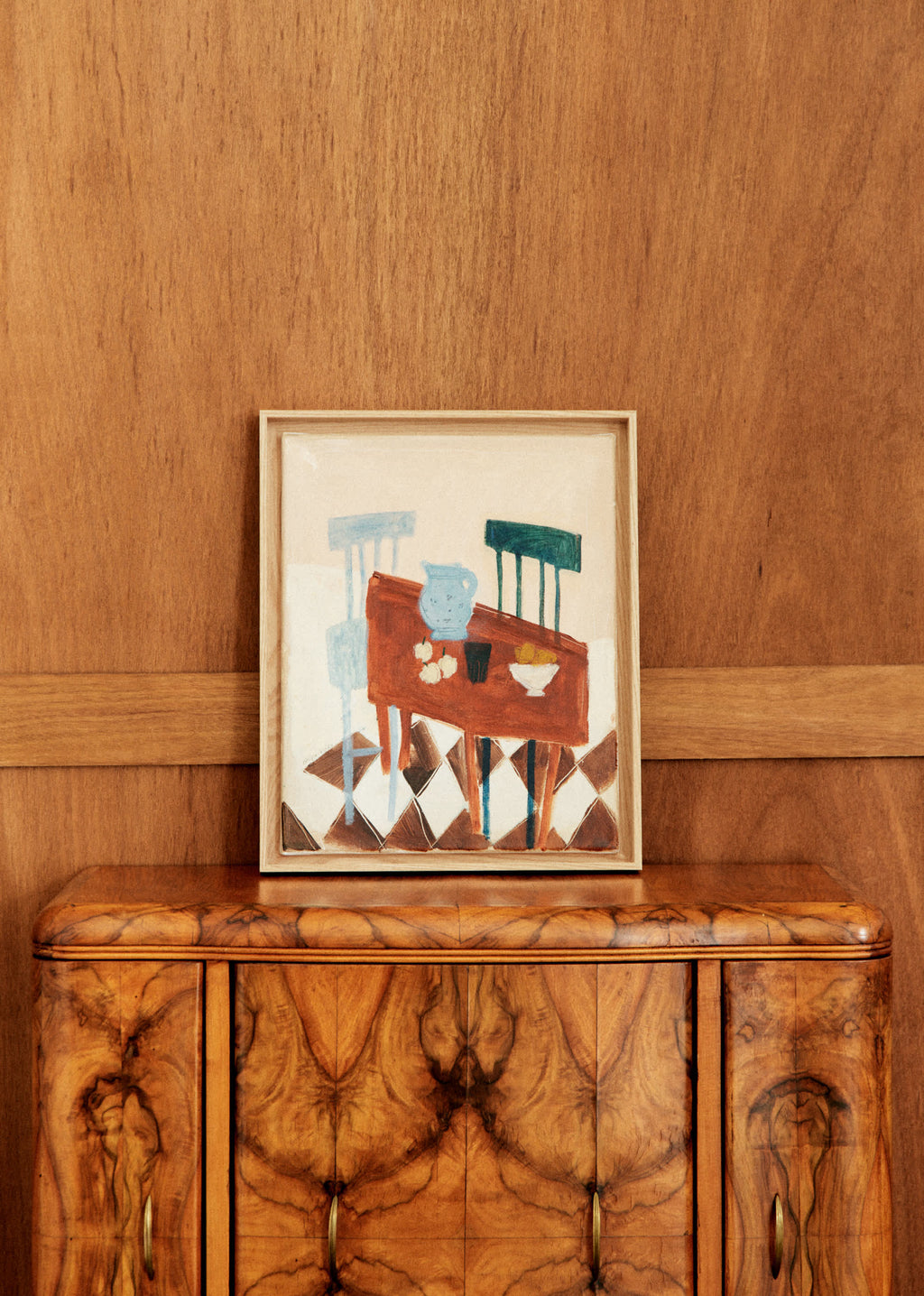 Toile Aliya Abs - Format 45 x 55 cm - Table for two