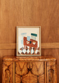 Toile Aliya Abs - Format 45 x 55 cm - Table for two