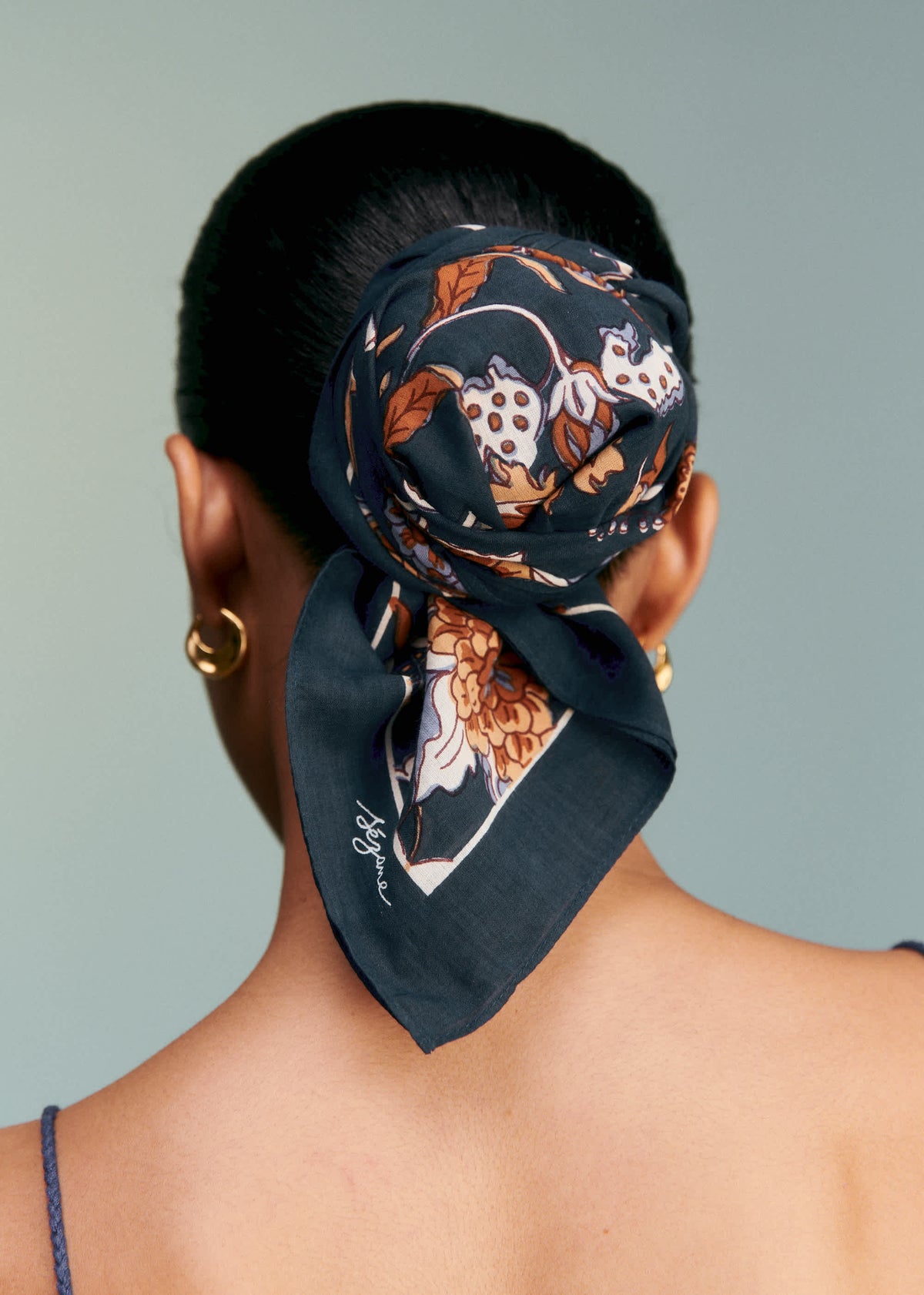 Foulard Gaston - Maxi Fleur Indienne