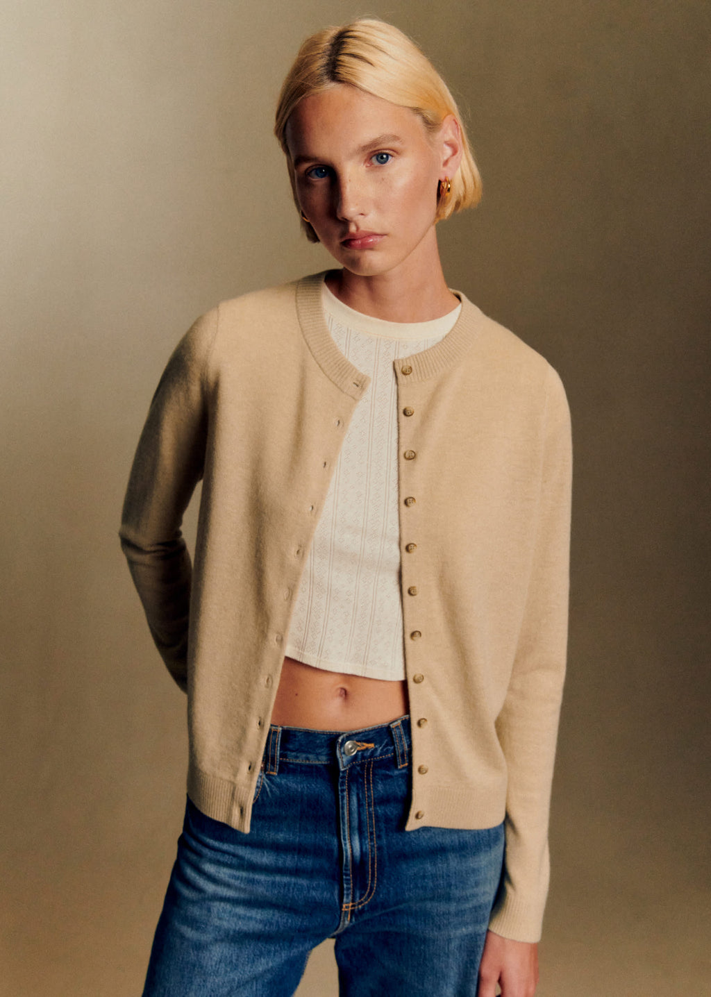 Gilet Lisa - Naturel