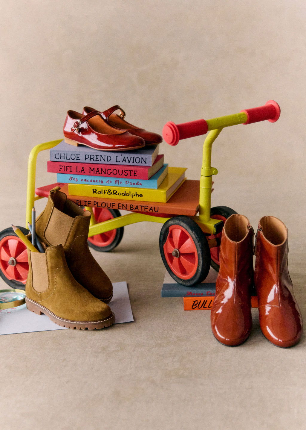Bottines Daisy - Caramel Vernis
