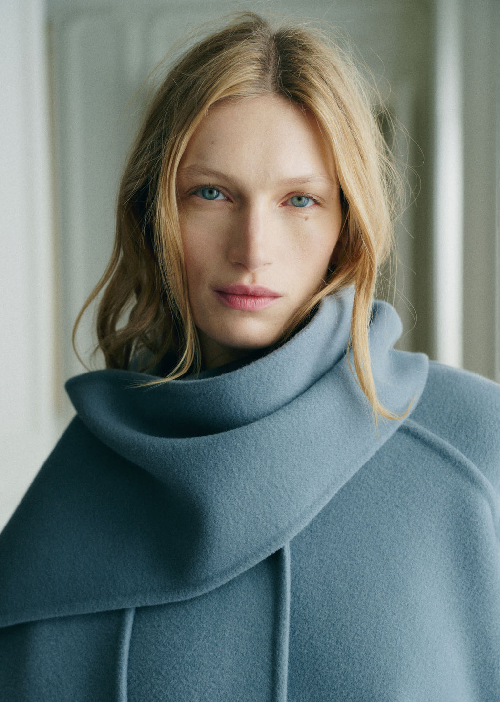 Manteau Kais - Bleu Gris
