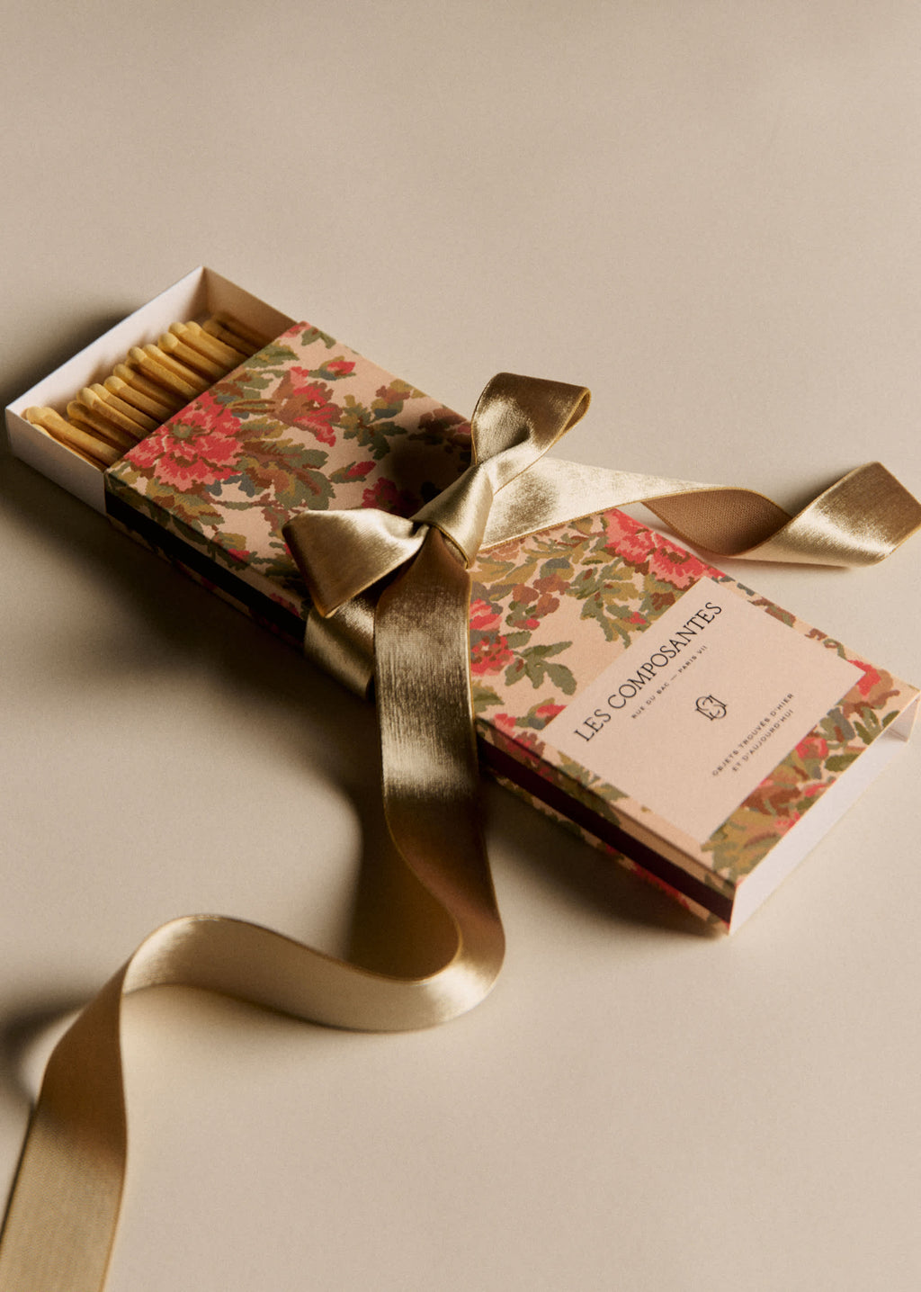 Boîte d'allumettes - Imprimé Bouquet Floral