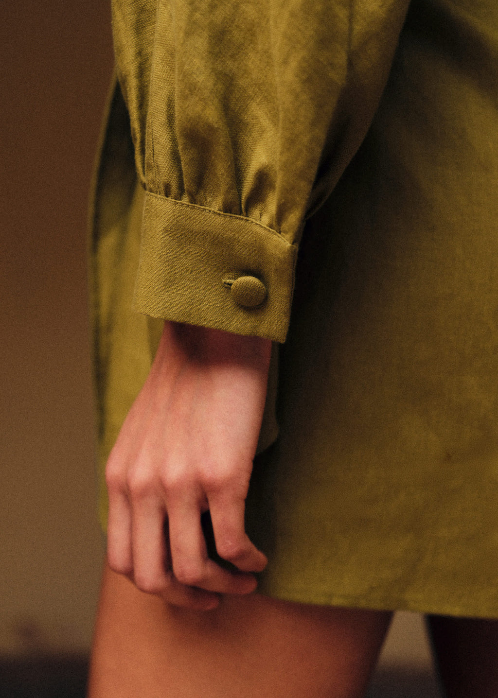 Robe ALICE - Olive Doré