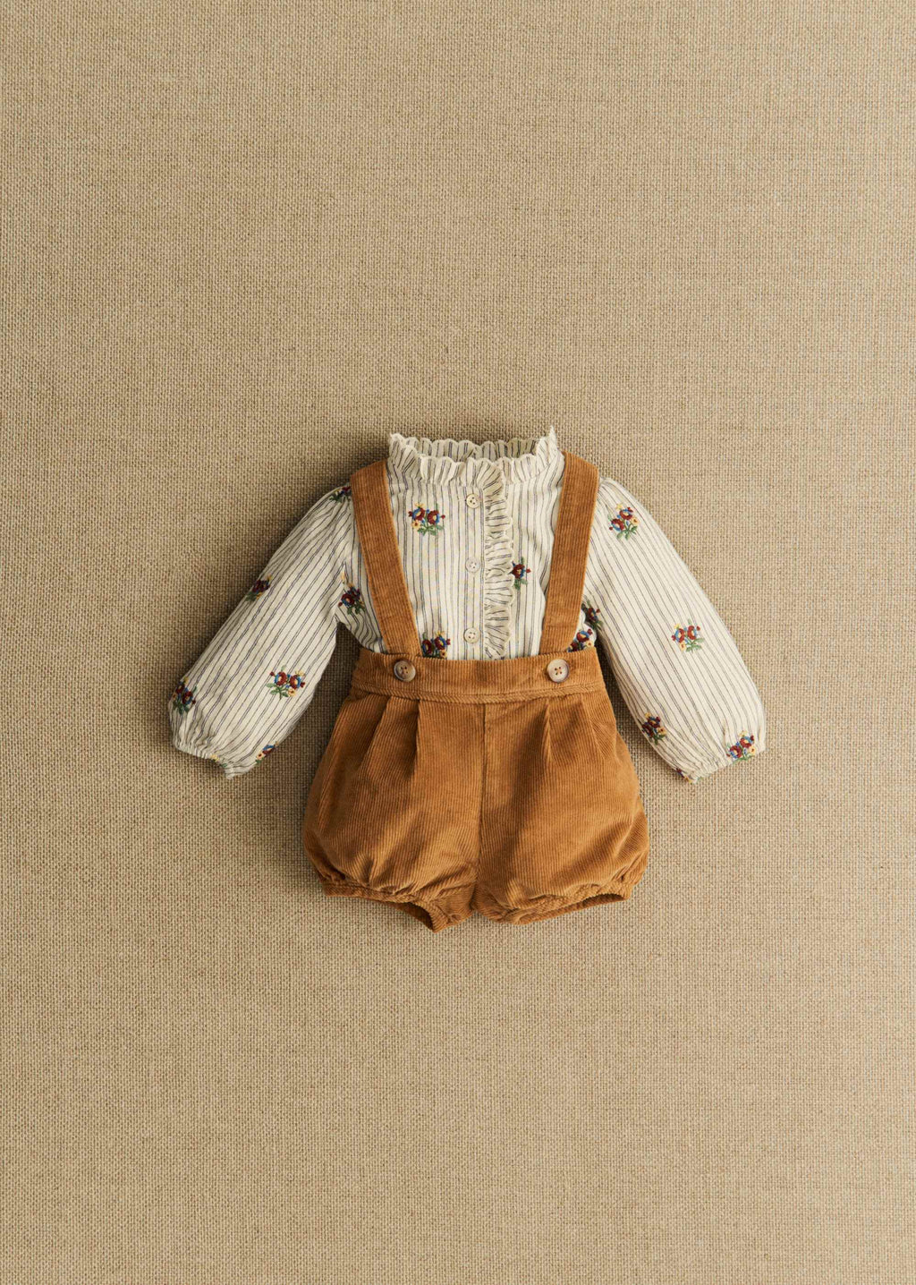 Chemise Chlo - Petit Sézane x Antoinette Poisson - Rayures Broderies Boutonnières