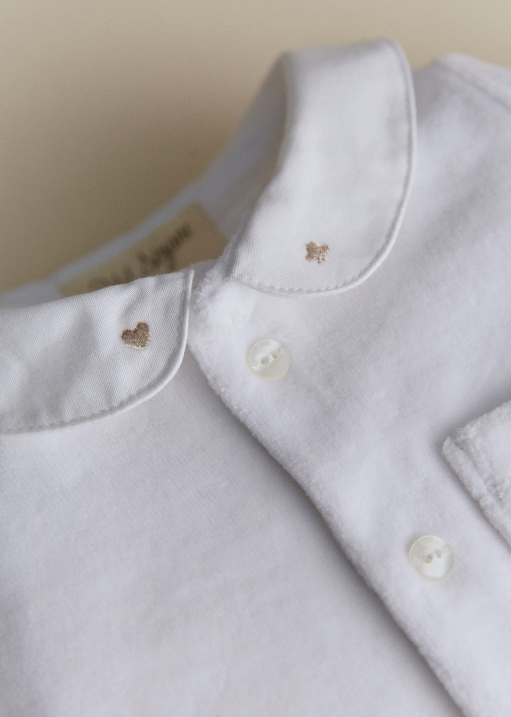 Pyjama Set Naissance Etoile - Blanc Lait
