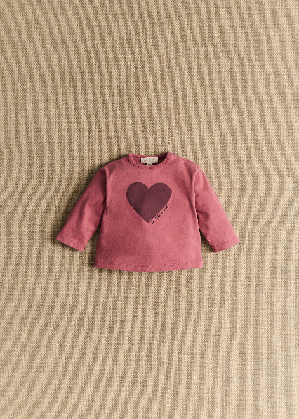 T-Shirt La chamade - Bois de Rose / Bordeaux