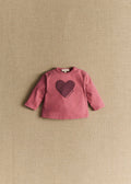 T-Shirt La chamade - Bois de Rose / Bordeaux