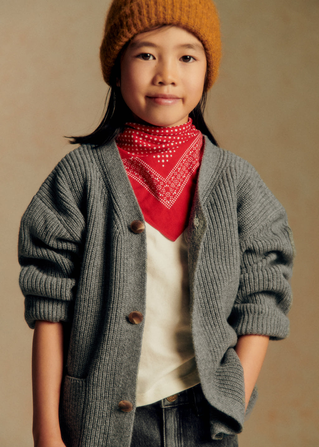Gilet Nino - Gris Chiné