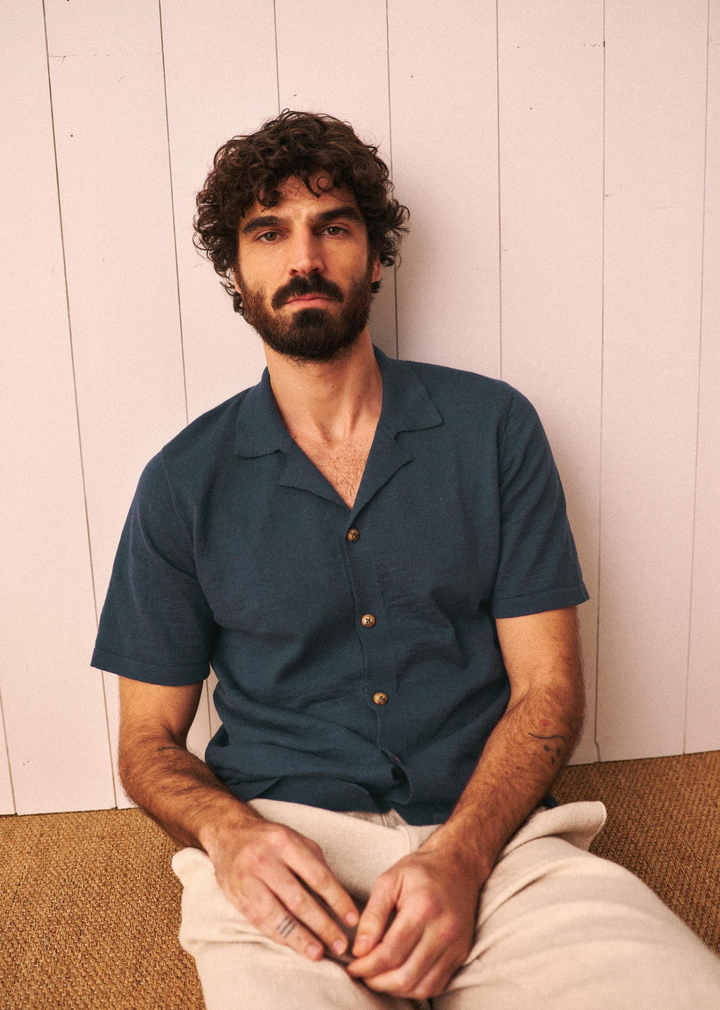 Chemise Maille Jonas - Bleu
