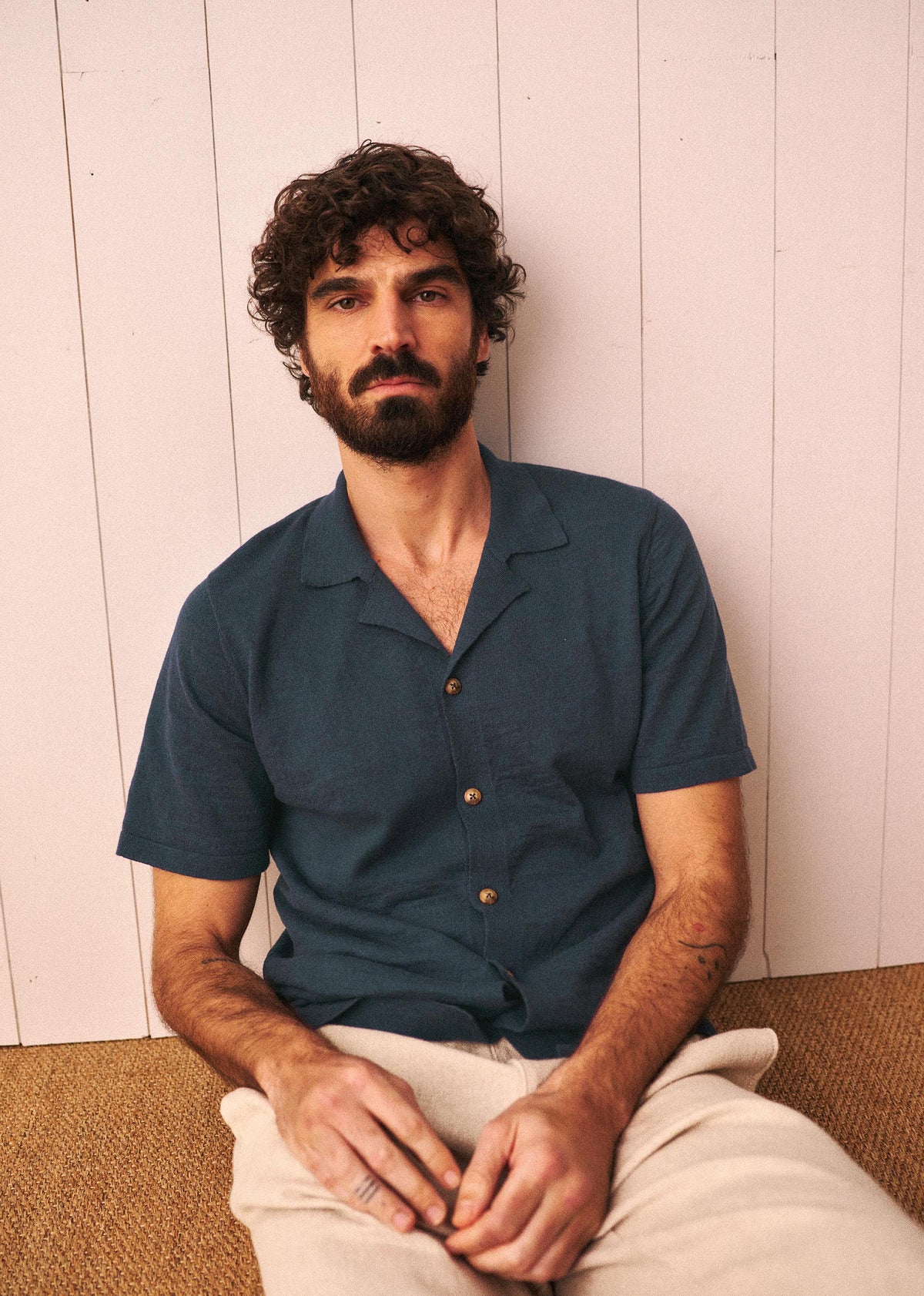 Chemise Maille Jonas - Bleu