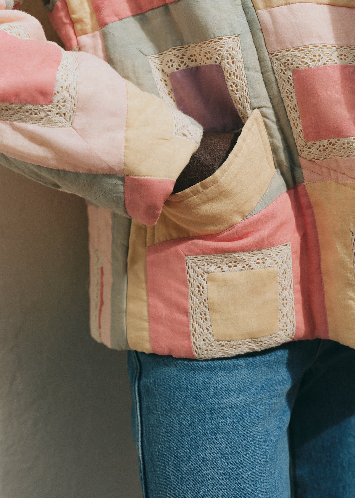 Veste Kalvin - Mix Dentelle Pastel