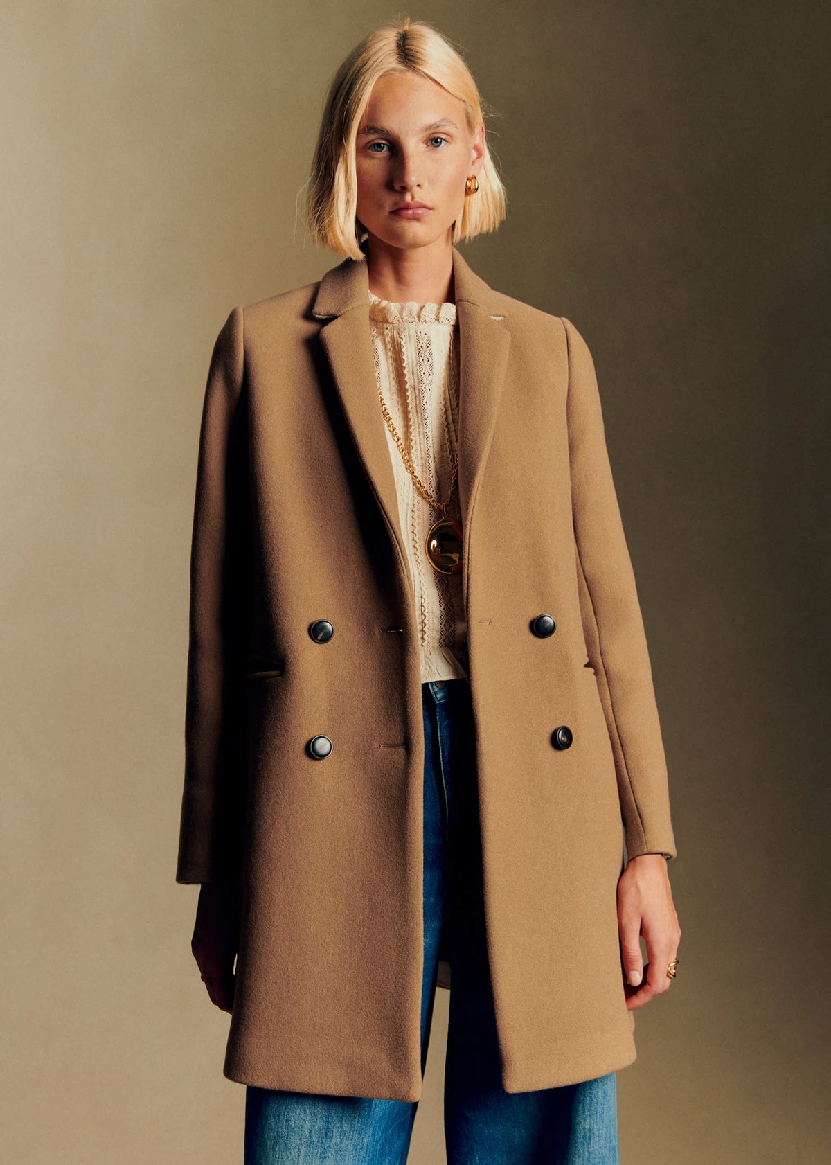 Manteau Johnson - Camel