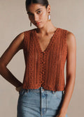 Blouse PALMINA - Acajou
