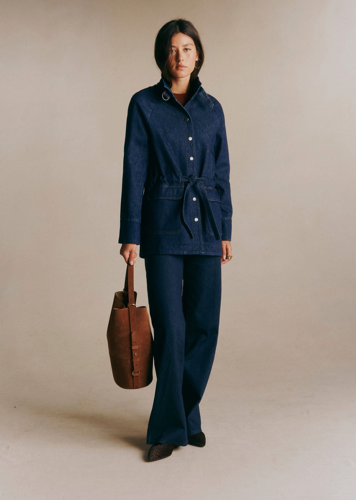 Veste Manolia - Bleu Denim Foncé