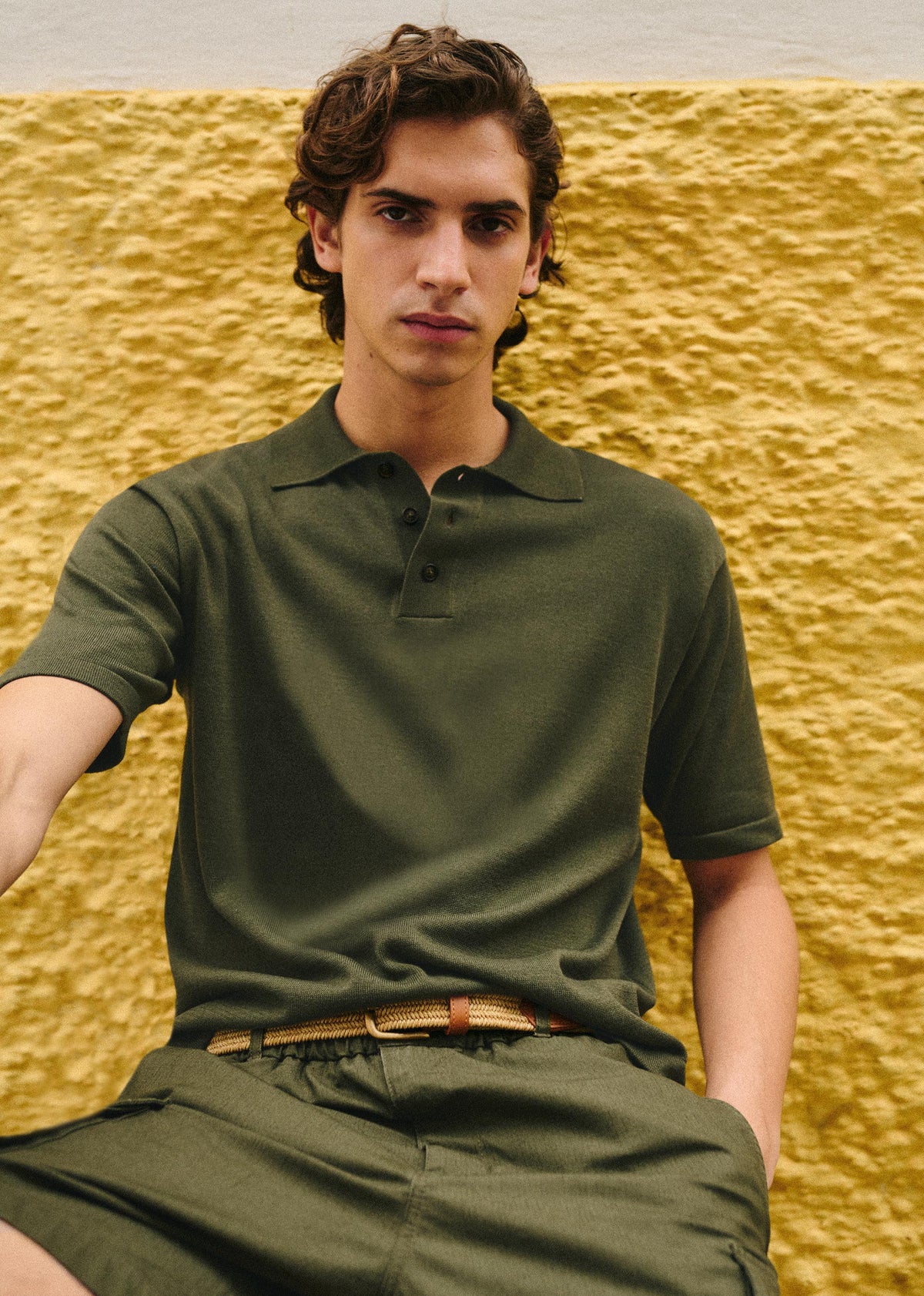 Polo Maille Andrea - Kaki