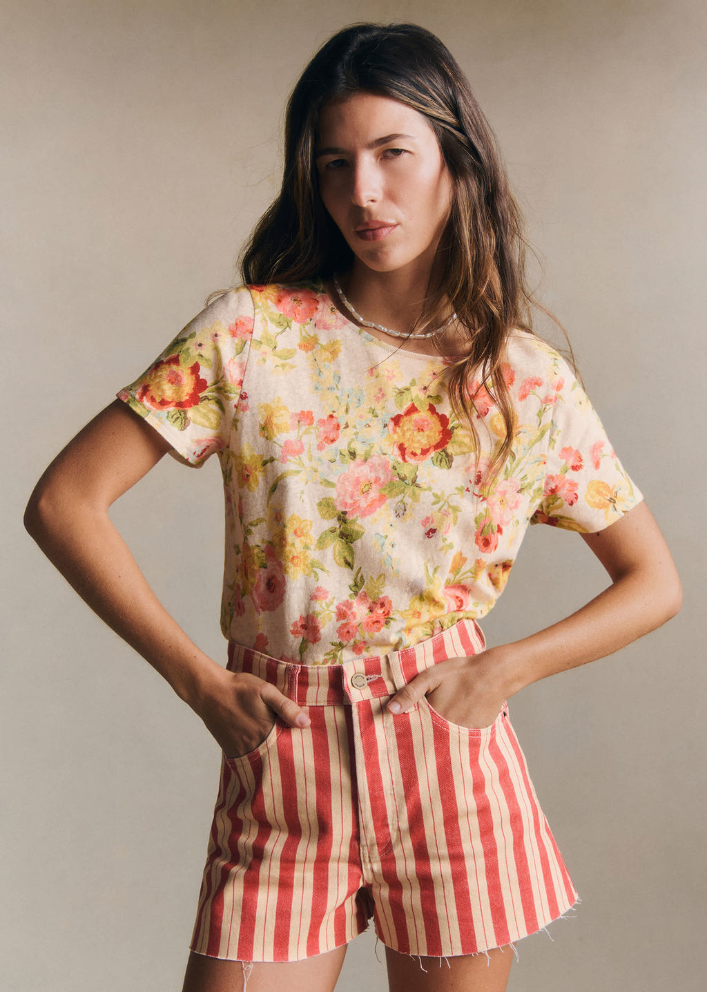Short Le Summer - Crème et Tomette