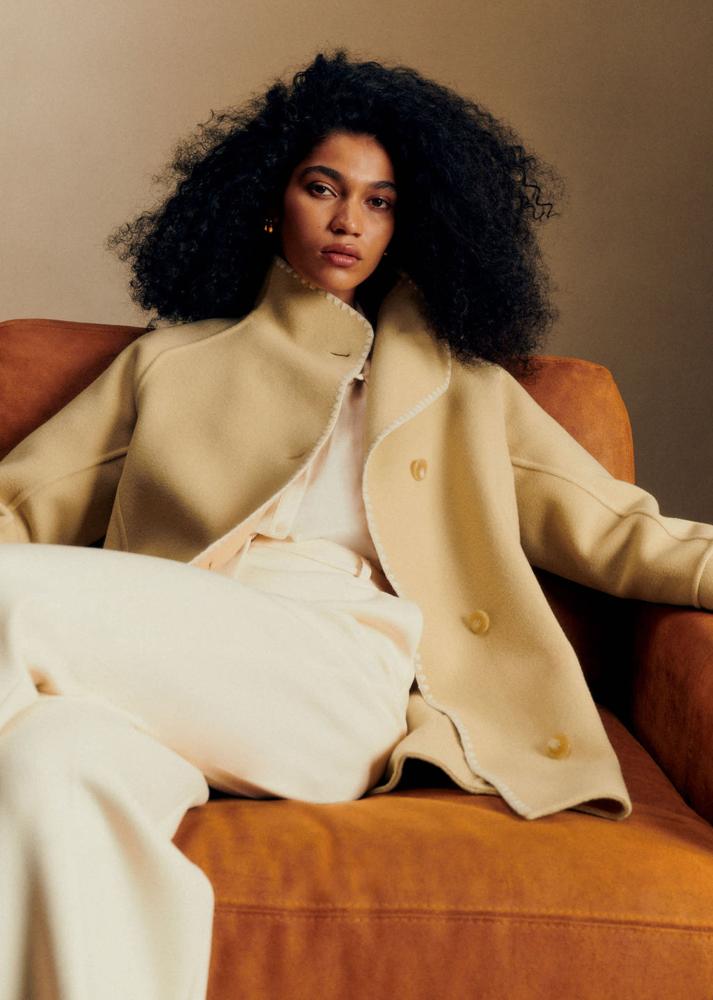 Manteau Rafael - Paille