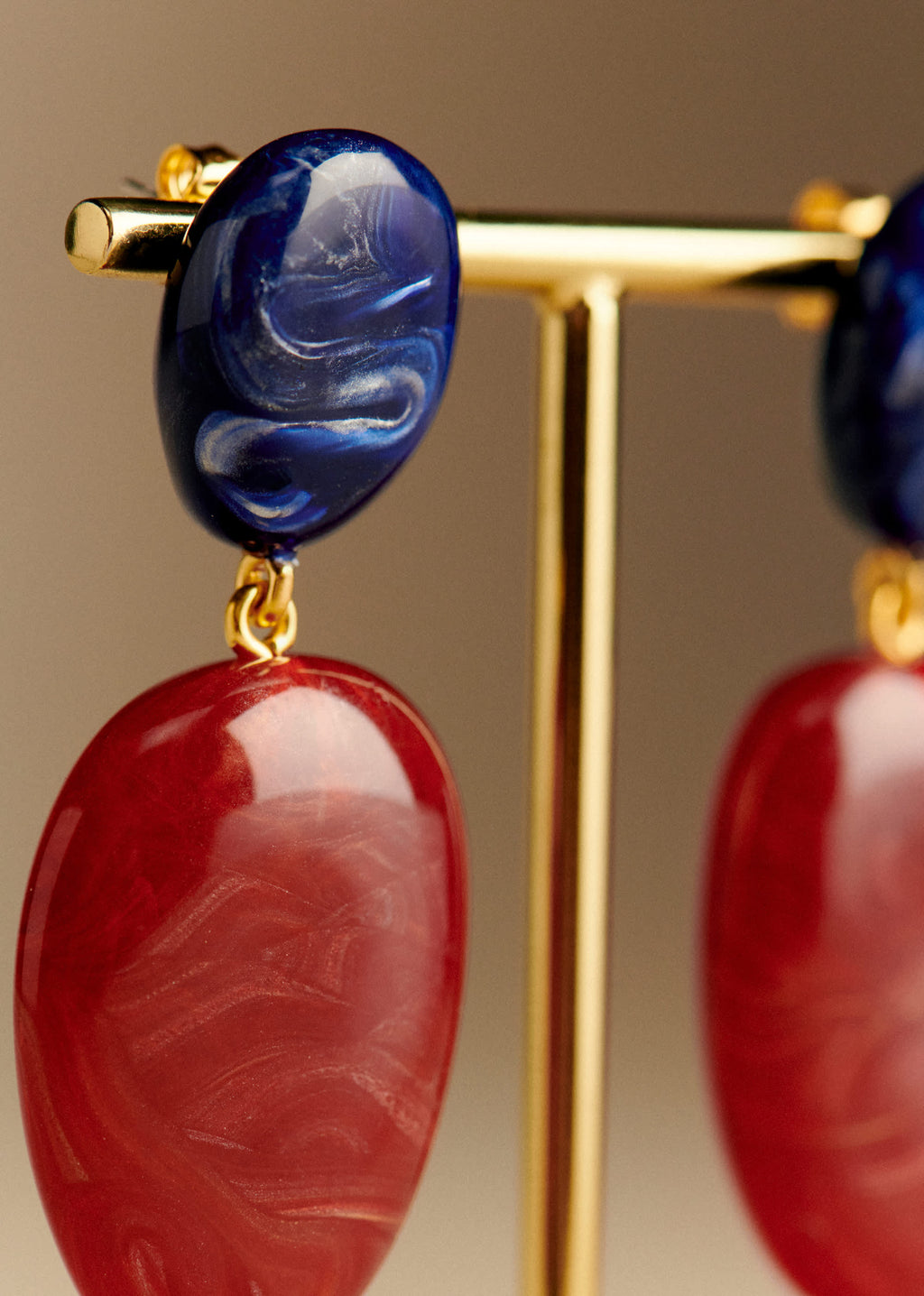 Boucles d'oreilles Carla - Bordeaux Multi