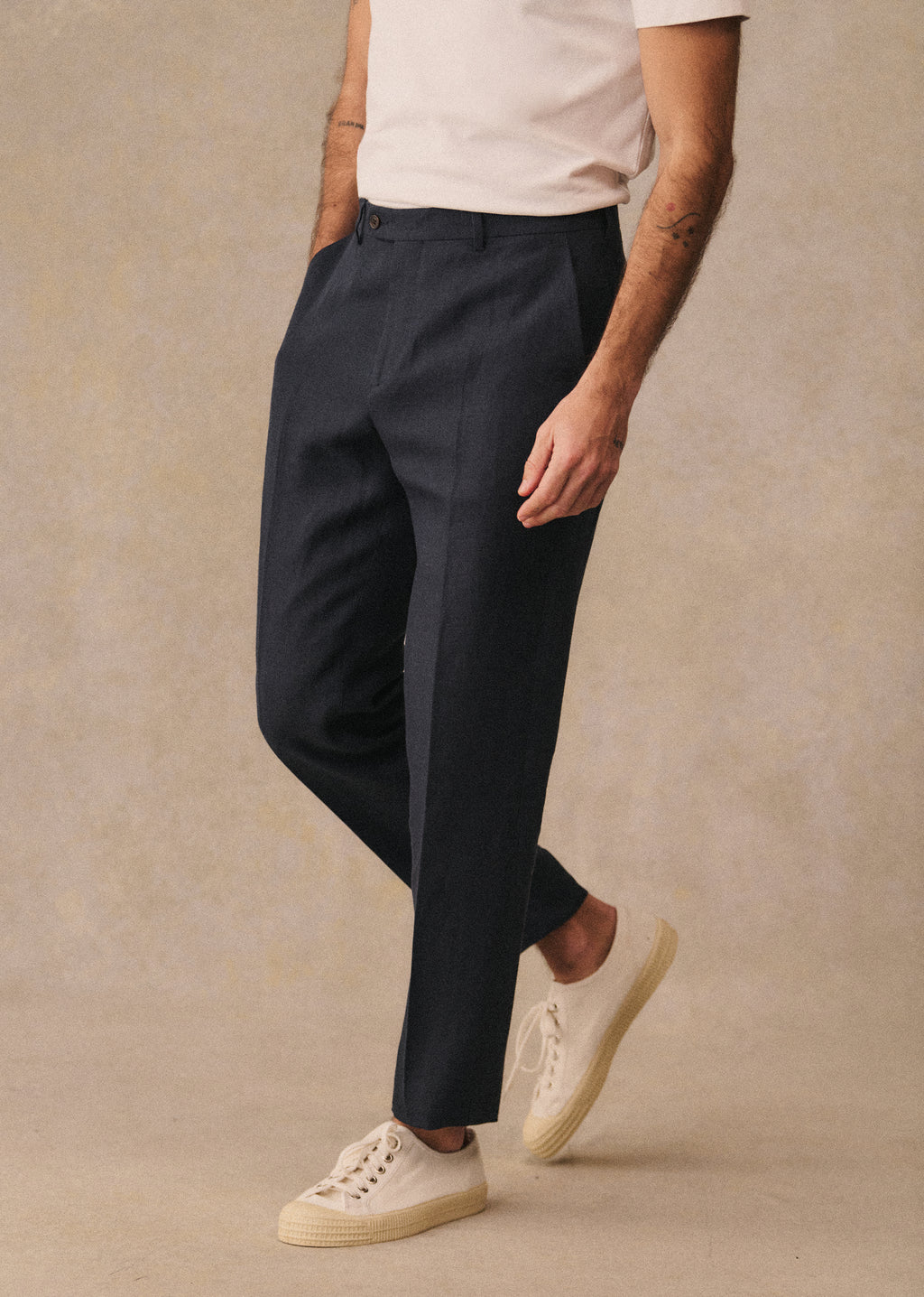 Pantalon Carl Lin - Marine