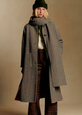 Manteau Kais - Carreaux Vert Marron