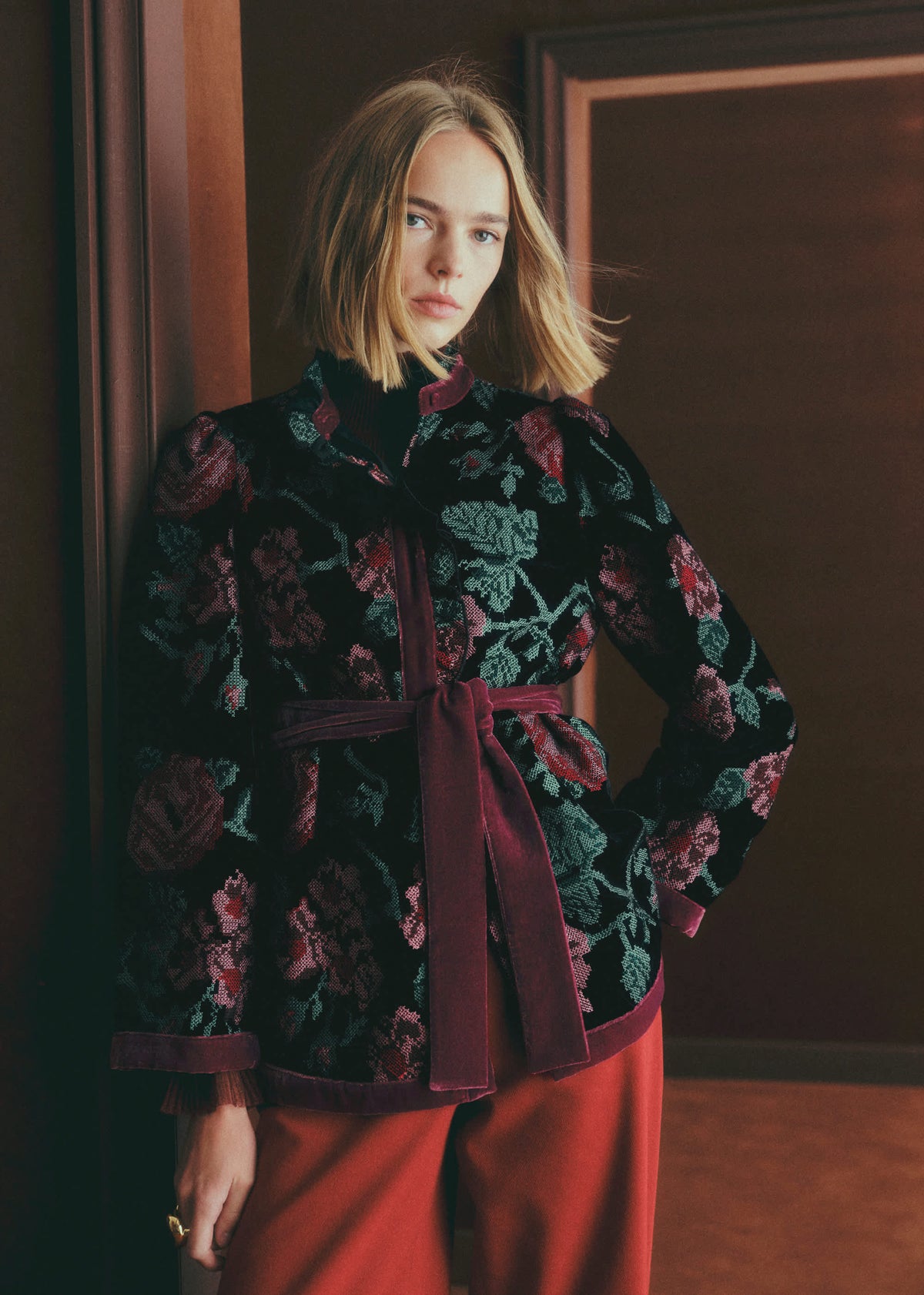 Veste Athais - Noir Rose