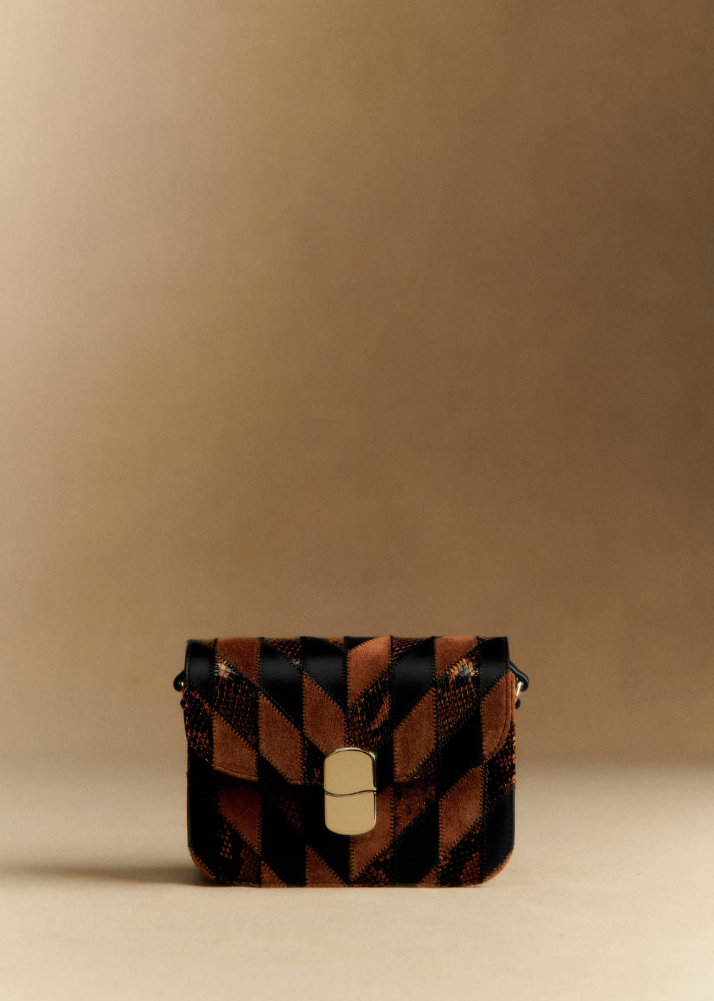 Sac Mini Milo Classique - Choco patchwork